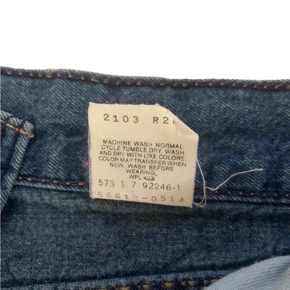 Rare Vintage 70s Levi's USA Made 573 White Tab Tapered Leg Mom Jeans Size 12/31 - Picture 9 of 12